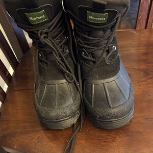 Northikee Black Winter Boots (snow)